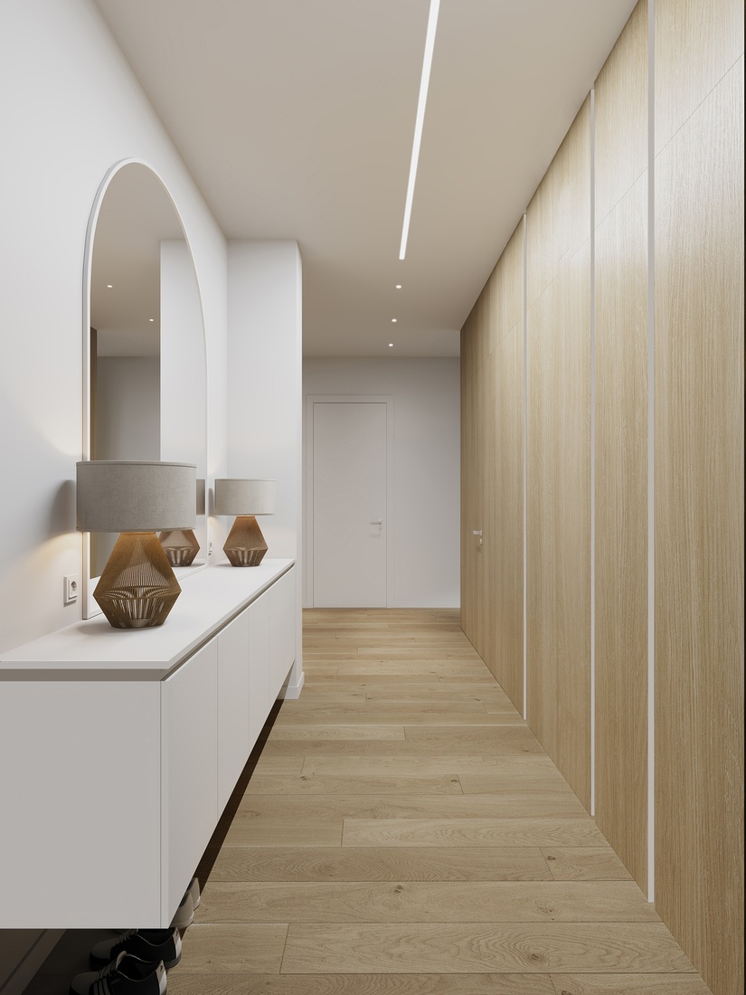 Дизайн квартири 152 м², ЖК Сrystal Park, Київ, архітектор Олена Романюк