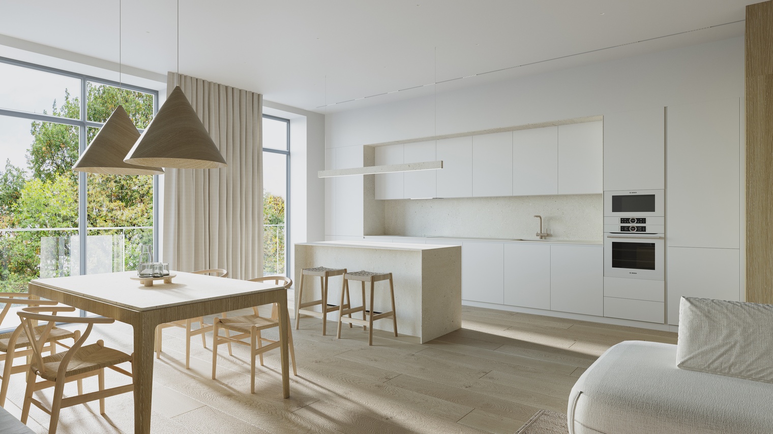 Дизайн квартири 152 м², ЖК Сrystal Park, Київ, архітектор Олена Романюк