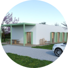 Приватний будинок 100 м², Київська область (Архітектор Олена Романюк)